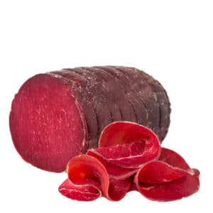 La Bresaola, freshly sliced